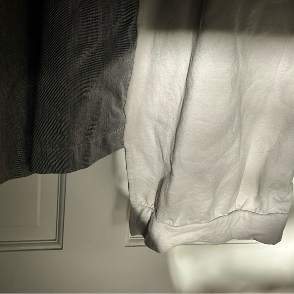 NWOT Fun and funky mixed material turtleneck sweatshirt/chambray maxi dress - XL - Picture 12 of 13